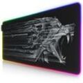 Titanwolf RGB Gaming Mauspad XL 900 x 400 mm Mousepad - verbessert Präzision & Geschwindigkeit