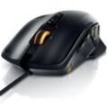 Titanwolf Gaming-Maus kabelgebunden, USB Gaming Laser Mouse mit 10800 dpi, RGB LEDs, Gewichts-Justierung