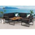 Gardissimo KOBE Alu Ecklounge Nonwood Gartenmöbel Set Sitzgruppe