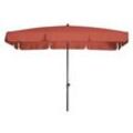 Doppler WATERPROOF III Sonnenschirm wasserdicht & höhenverstellbar 185 x 120cm terracotta