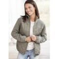 LASCANA Fleecejacke beige Gr. 32/34 für Damen. Bequem