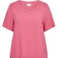 Wasabi CONCEPT T-Shirt "WA-Sia 15", V-Ausschnitt, für Damen, pink, M