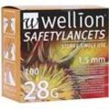 Wellion Safetylancets 28 G Sicherheitsei 100 St