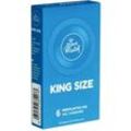 «King Size» extra breite Kondome in Rundfolien (6 Kondome)