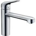 hansgrohe Focus M42 Küchenarmatur 120 1jet 71805000 schwenkbarer Auslauf 360°, chrom