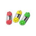 3 LED-Magnet-Lichter »Monster« - Grün - Baby