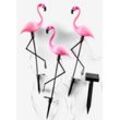 Solar Dekoleuchte Flamingo (3er Pack)