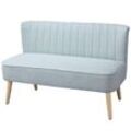 2-Sitzer Stoffsofa Polstersofa Sitzmöbel Loungesofa Hellgrün 117 x 56,5 x 77 cm