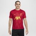 FC Liverpool Academy Pro Nike Dri-FIT Pre-Match Kurzarm-Fußballoberteil (Herren) - Rot