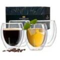 Königsglas Gläser-Set Crema doppelwandige Gläser 2/4er Glas Set 250 ml Cocktailg...