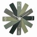 TFA® Wanduhr 60.3020 CLOCK IN THE BOX grün Kunststoff 400,0 x 37,0 mm