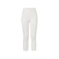 3/4-Leggings mit Spitzenborte - Weiss - Gr.: S