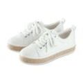 Canvas-Sneaker Weiss - Gr.: 38