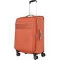 travelite Reisekoffer Miigo Trolley 67 cm erweiterbar 4 Rollen 61 l - Orange