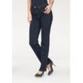 Gerade Jeans ARIZONA "Curve-Collection" Gr. 38, N-Gr, blau (rinsed wash) Damen Jeans Gerade Shaping