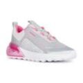 Slip-On Sneaker GEOX "J ACTIVART ILLUMINUS" Gr. 38, pink (silberfarben, fuchsia) Kinder Schuhe Sneaker mit cooler Blinkfunktion