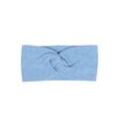 Stirnband ZWILLINGSHERZ blau (hellblau) Damen Mützen Knoten vorn, Cashmere, Feinstrick