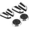 Sitzeinstellung Schalterabdeckung, 6Pcs Auto-Sitz Einstellknopf Knopf Schalterabdeckung Trim - Ej.life