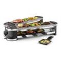 Klarstein - Tenderloin 100 Raclette-Grill Leistung: 1200 w gesamt / 600 w je Balken separater Betrieb beider Grillteile 8 Personen 2x Natursteinplatte