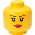 Room Copenhagen Aufbewahrungsbox LEGO Iconic Storage Head "Girl"