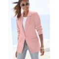 LASCANA Jackenblazer mit Tunnelzug innen zum Raffen, Damenblazer, sportlich-elegant, rosa