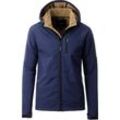 Softshelljacke LPO "DEXTER PEAK III MEN", Herren, Gr. L (52), blau (navy), 96% Polyester; 4% Elastan mit TPU Membrane, casual, bequem, Langarm gerader Abschluss mit verstellbarem Klettverschluss,mit Windstopper, Jacken, mit abnehmbarer Kapuze