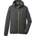 Outdoorjacke KILLTEC "KOS 60 MN JCKT", Herren, Gr. XXL, grau (anthra), 100% Polyester, sportlich, Jacken