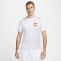 Poland Academy Pro Nike Dri-FIT Kurzarm-Fußballoberteil für Herren - Grau