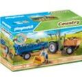 playmobil® Country - Traktor mit Hänger 71249, mehrfarbig