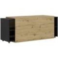 TV-Schrank 194,5x39,9x49,2 cm Artisan-Eiche und Schwarz FMD