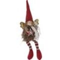 Weihnachtsfigur Engel mit Stern led, 37 cm