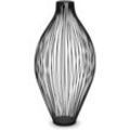 Spetebo - Metall Vase im Gitter Design für Trockenblumen - 45 cm - Deko Ständer für Kunstblumen - Kunstpflanzen Halter elegant modern