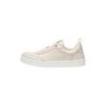 Sneaker N91 "Court W AB Damensneaker" Gr. 36, beige, Damen, Leder, Textil, Schuhe, Turnschuh Leder handgefertigt, sportlicher Freizeitschuh Damen