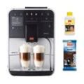 Melitta Kaffeevollautomat Barista T Smart® F831-101, 4 Benutzerprofile&18 Kaffeerezepte, nach italienischem Originalrezept, silberfarben