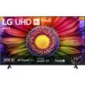 F (A bis G) LG LED-Fernseher Fernseher UHD,α5 Gen6 4K AI-Prozessor,HDR10,AI Sound Pro,Filmmaker Mode schwarz LED Fernseher