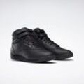 Sneaker REEBOK CLASSIC "Freestyle Hi", Gr. 42, schwarz (int, schwarz), Leder, retro, Schuhe