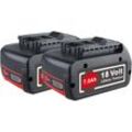 Pdstation - 2Pack Für Bosch BAT609 Akku 18V 7000mAh Li-ion Rot&Schwarz BAT610G BAT622 BAT609G BAT618G BAT619 BAT619G