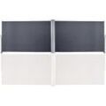 Seitenmarkise Ausziehbar Balkon Anthrazit Sonnenschutz Vollkassette Sichtschutz grau 160x600cm - Vingo