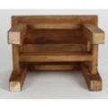 Holz-Hocker Ranch 30x20x20cm Holzhocker Blumenhocker Schemel Tritthocker Fußbank Fußhocker Sitzhocker