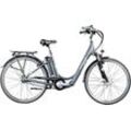 E-Bike ZÜNDAPP "Green 3.7" E-Bikes Gr. 48 cm, 28 Zoll (71,12 cm), grau E-Bikes Pedelec, Elektrofahrrad für Damen u. Herren, Cityrad