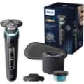 Elektrorasierer PHILIPS "Shaver Series 9000 S9976/55", schwarz (tiefschwarz), ElektrorasiererB:16,2cm H:24,5cm T:16cm, 1 Reinigungskartusche, Ladestand, Etui, mit SkinIQ Technologie, B:16,2cm H:24,5cm T:16cm