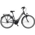 E-Bike FISCHER FAHRRAD "CITA 5.0i 504" E-Bikes Gr. 44 cm, 28 Zoll (71,12 cm), grau (schiefergrau matt) Pedelec, Elektrofahrrad für Damen u. Herren, Cityrad