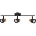 Ledvance - decor spot cork, 3 x 3,4W, 690lm, schwarz, Spotleuchte, verstellbare Köpfe, vielseitig anwendbar, Innenraumspot, austauschbare LED-Lampen,