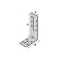 Befestigungswinkel mit Verstärkung SIMPSON - A80xB55xC30 - St.2.5 mm - EFIXR853A