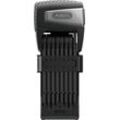 Faltschloss ABUS "Bordo 6500 ALARM /110 mit Bluetooth" Gr. 110, schwarz, Sicherheitsschlösser, 110, Stahl, L:110cm