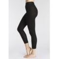 LASCANA ACTIVE Leggings schwarz Gr. 32/34 für Damen. Schmal