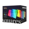 Squares Starter Kit – App-gesteuerte LED-Panels mit 64 rgb (16 Millionen Farben) Pixeln. Schwarz. 1 Hauptkachel + 5 Erweiterungskacheln. Indoor Smart