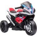 Kinder Elektro-Motorrad Kindermotorrad 6V Elektrofahrzeug Elektro-Dreirad Kinderfahrzeug mit 3 Musikmodi 2,5km/h Elektromotorrad für Kinder ab 18