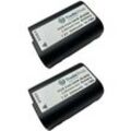 2x Trade-Shop Li-Ion Akku 7,2V / 2600mAh kompatibel mit Panasonic Lumix DC-G9 II DC-GH6 Ersatz für DMW-BLK22GK