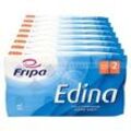 Toilettenpapier Fripa Edina hochweiß 2-lagig 64 Rollen/Paket x 250 Blatt, aus 100 Prozent Zellstoff